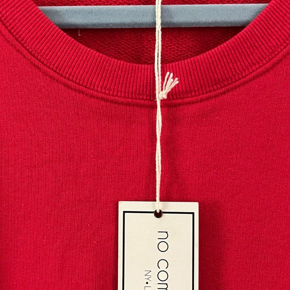 NWT No Comment Long Sleeve Red Sweater Dress sz XL - Picture 6 of 11